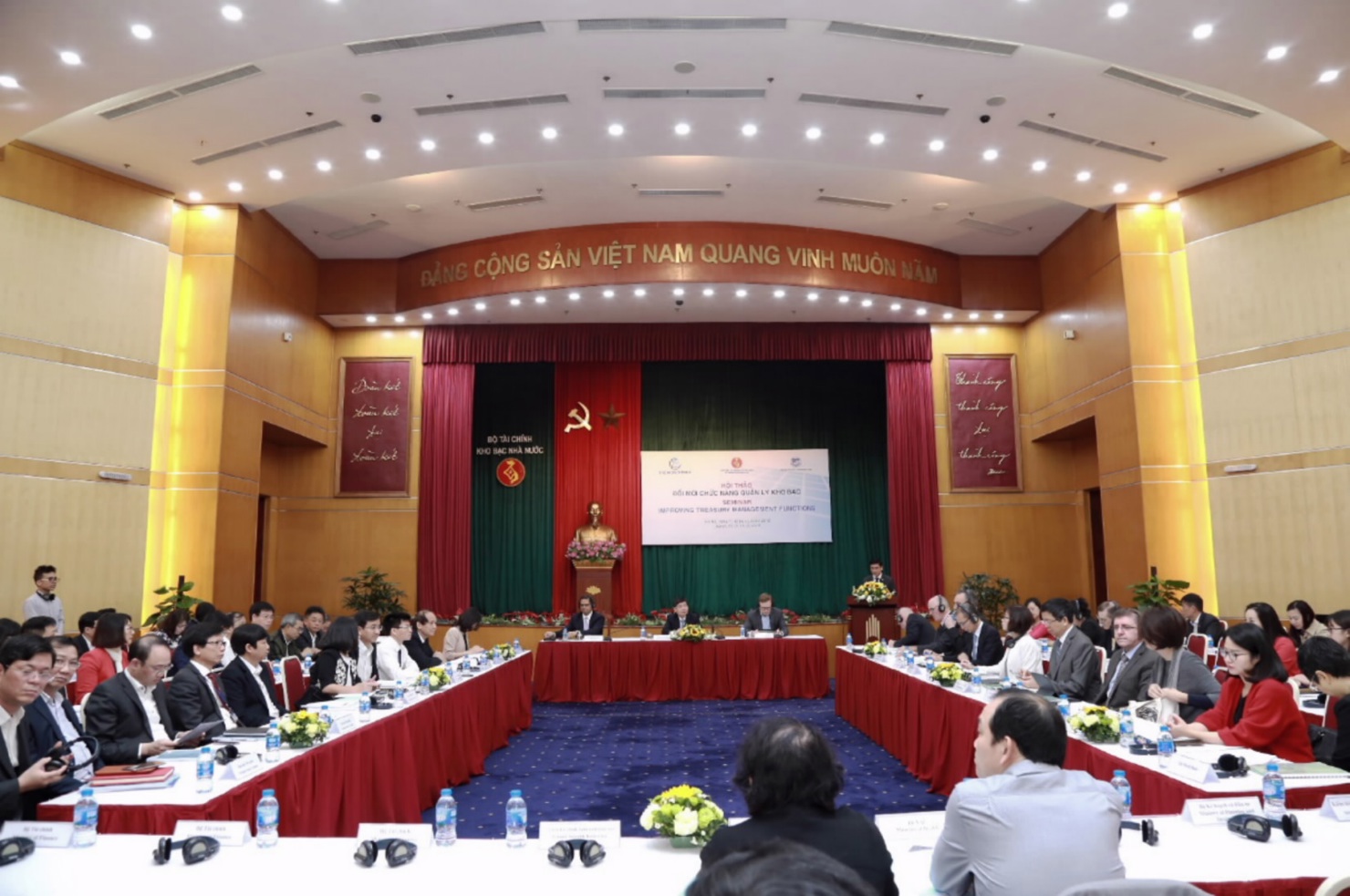 Toàn cảnh hội thảo Đổi mới chức năng quản lý Kho bạc Tháng 3/2019