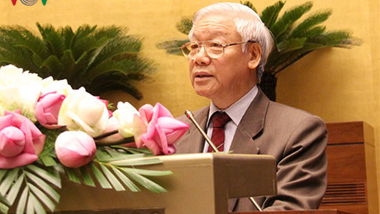 Tổng Bí thư Nguyễn Phú Trọng phát biểu tại Hội nghị