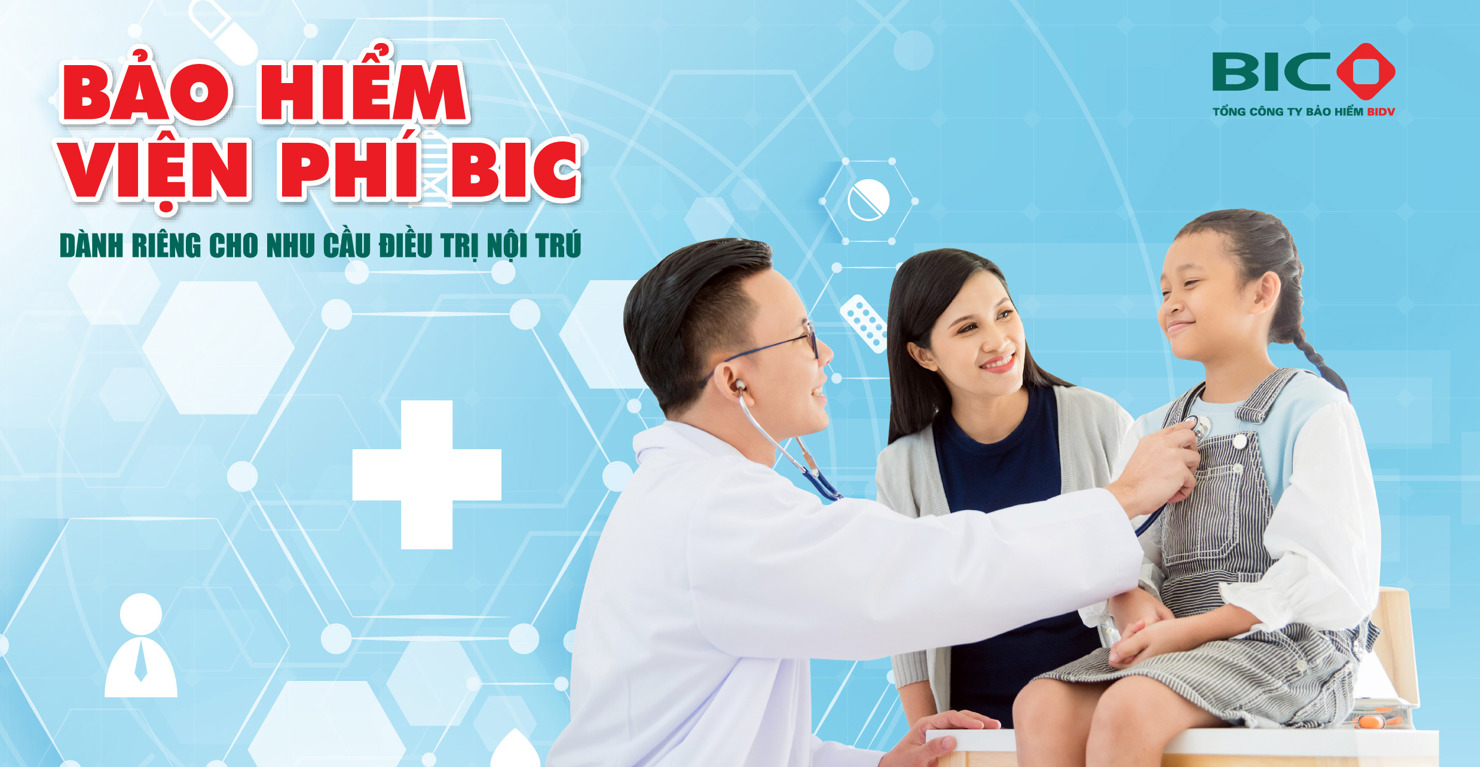 Bảo hiểm viện phí BIC cung cấp thêm lựa chọn cho khách hàng có nhu cầu tham gia bảo hiểm sức khỏe.