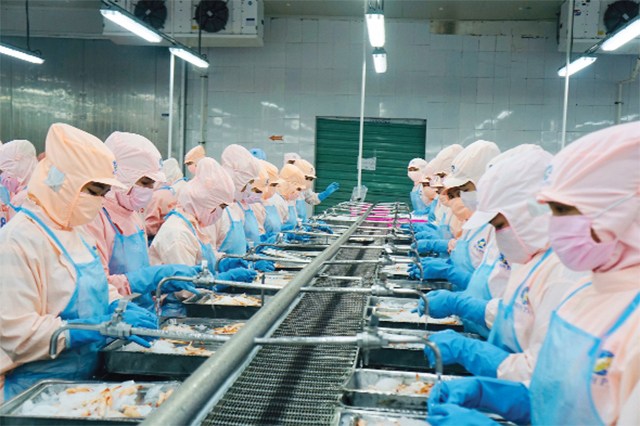 Việt Nam đứng thứ 5 về cung cấp tôm cho Mỹ trong năm 2021.