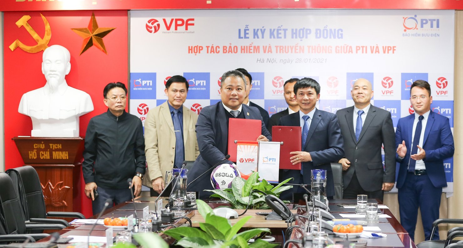 Quang cảnh Lễ ký kết hợp tác giữa PTI và VPF.