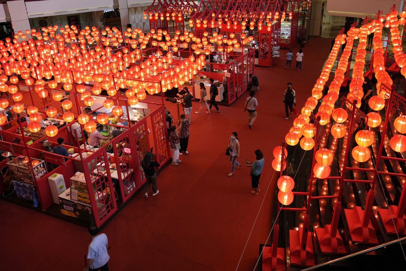 Trung tâm thương mại Taman Anggrek tại Jakarta, Indonesia. (Ảnh: AP)