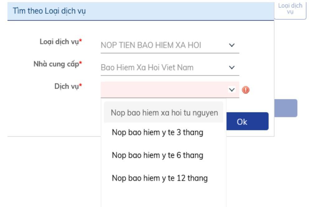 Cá nhân, đơn vị có thể nộp BHXH, BHYT, BHTN qua dịch vụ Internet Banking của BIDV.