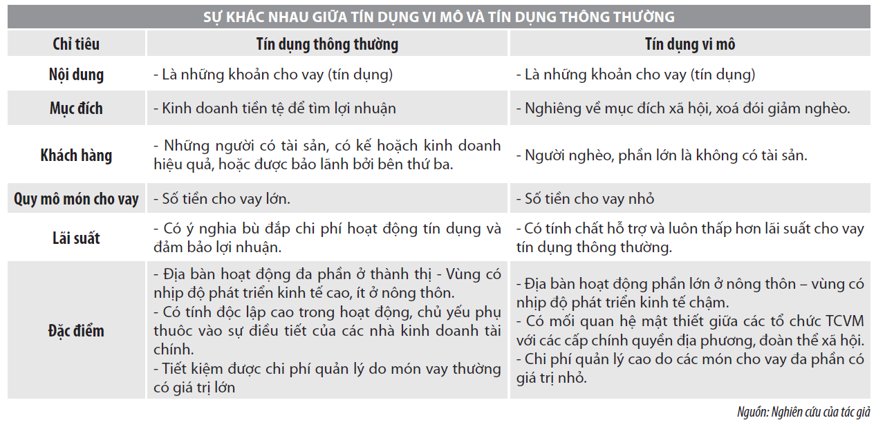 Vai trò của tín dụng vi mô đối với nền kinh tế - Ảnh 1