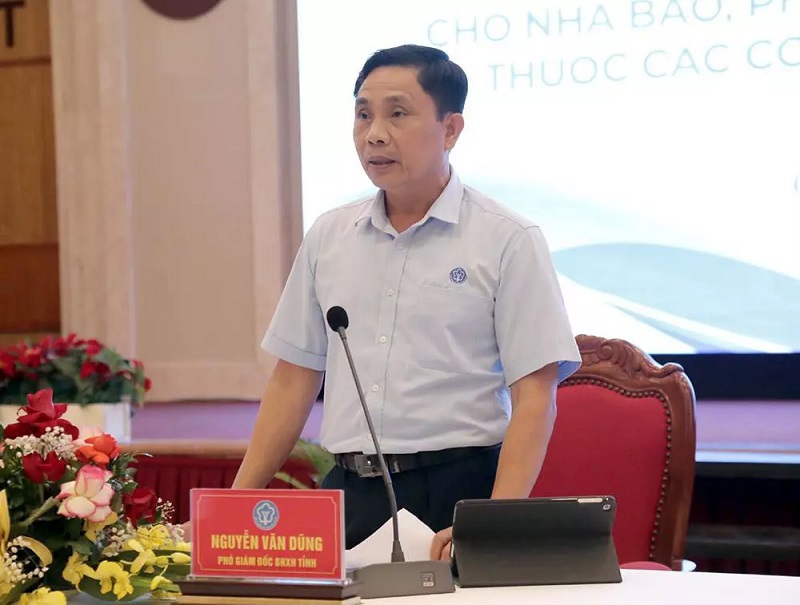 Ông Nguyễn Văn Dũng - Phó Giám đốc BHXH tỉnh Quảng Bình.