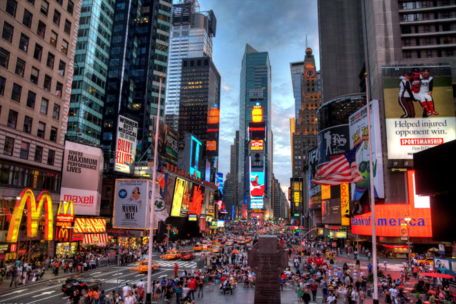Khung cảnh đường phố ở New York, Mỹ. (Ảnh minh họa)