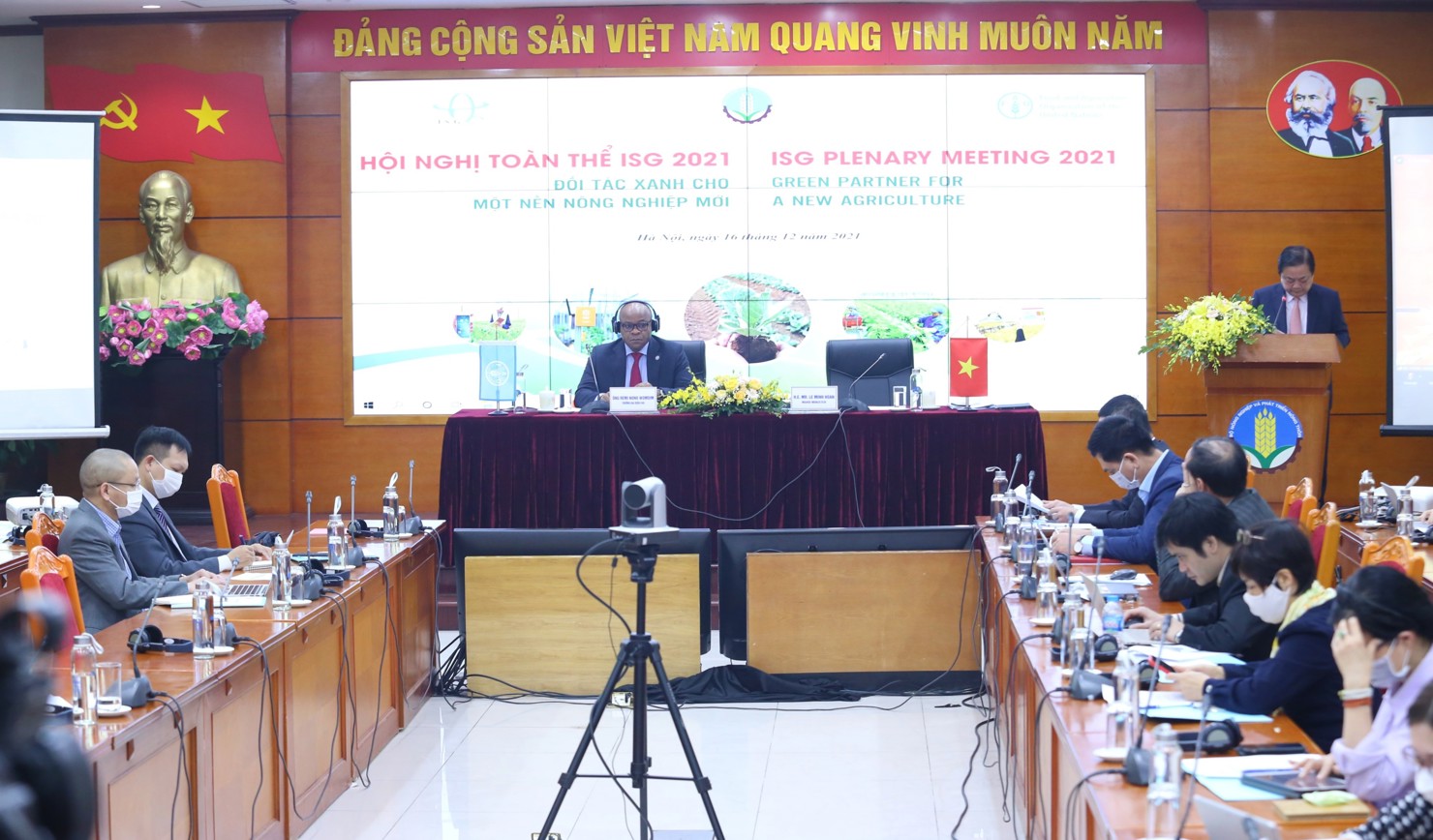 ISG 2021 là sự kiện quan trọng để tham vấn ý kiến của các đối tác quốc tế nhằm hoàn thiện Chiến lược phát triển nông nghiệp, nông thôn giai đoạn 2021-2030, tầm nhìn đến năm 2050 - Ảnh: VGP/Đỗ Hương
