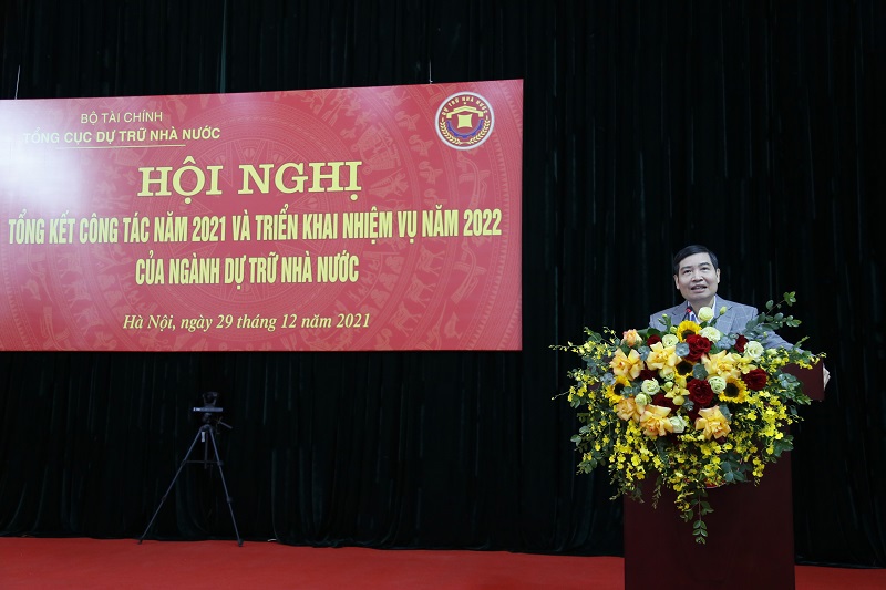 Thứ trưởng Bộ Tài chính Tạ Anh Tuấn phát biểu tại Hội nghị.