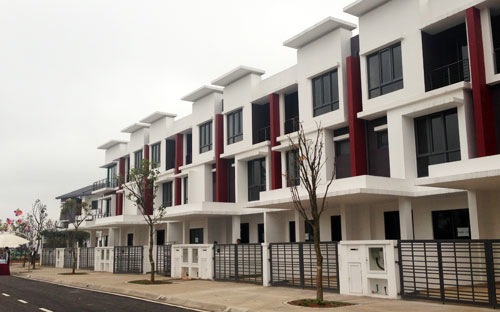 Căn biệt thự, liền kề của Tiểu khu Botanic đã được hoàn thành 100%.