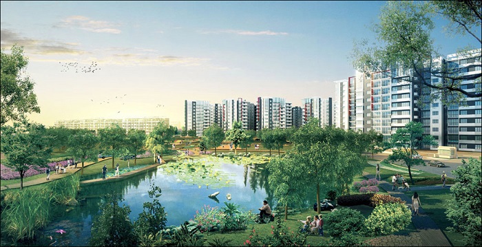 Phối cảnh dự án Khu chung cư Celadon City.