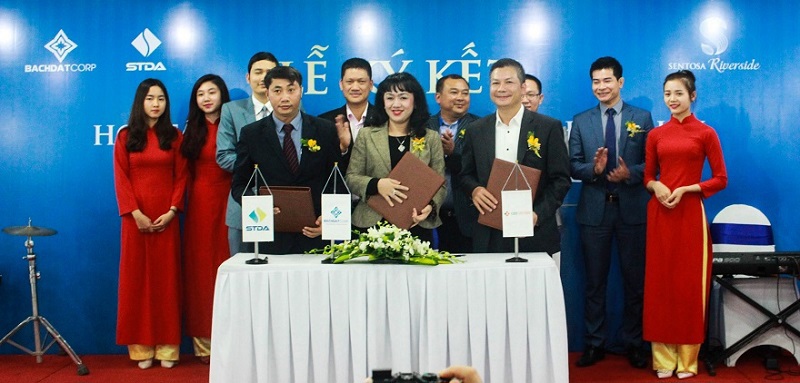 Lễ Ký kết hợp tác đầu tư giữa STDA và Bách Đạt trong việc phát triển dự án Sentosa Riverside.