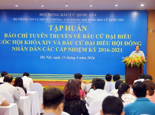 Toàn cảnh buổi tập huấn.