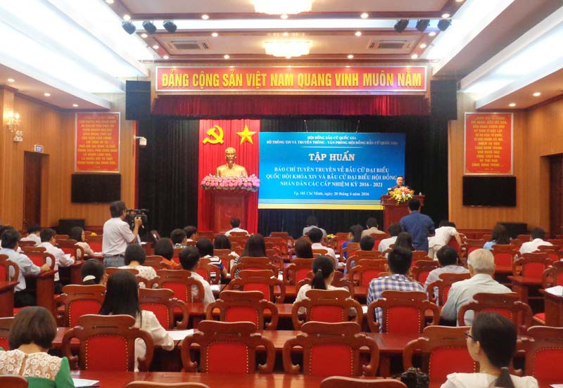 Toàn cảnh buổi tập huấn.