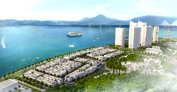Phối cảnh dự án Vinhomes Dragon Bay.