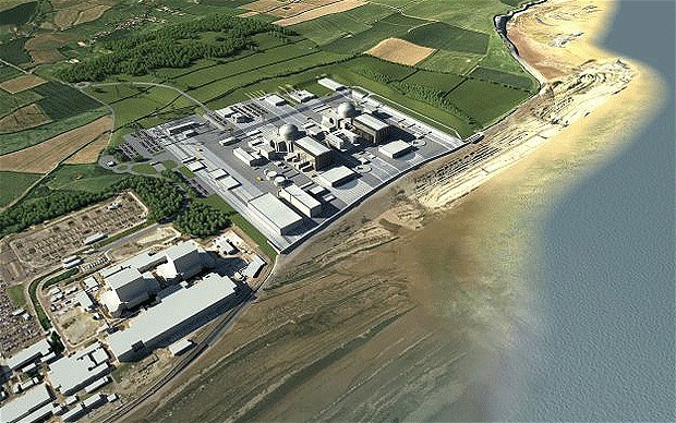 Phối cảnh dự án Hinkley Point C. Nguồn: telegraph.co.uk