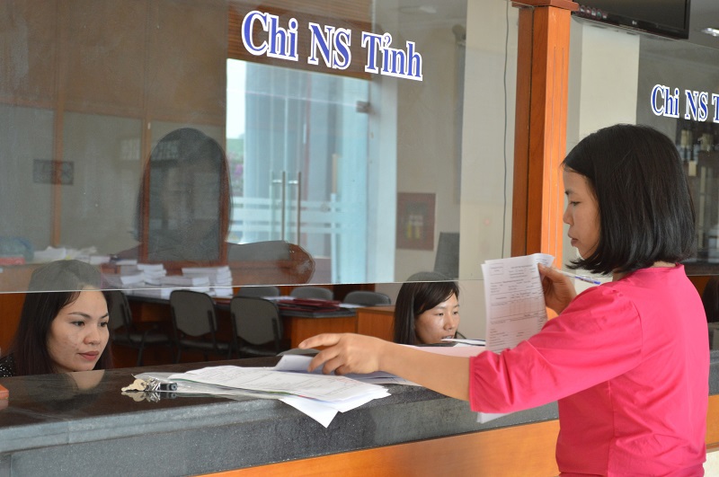 Hoạt động nghiệp vụ tại Kho bạc Nhà nước Lai Châu. 