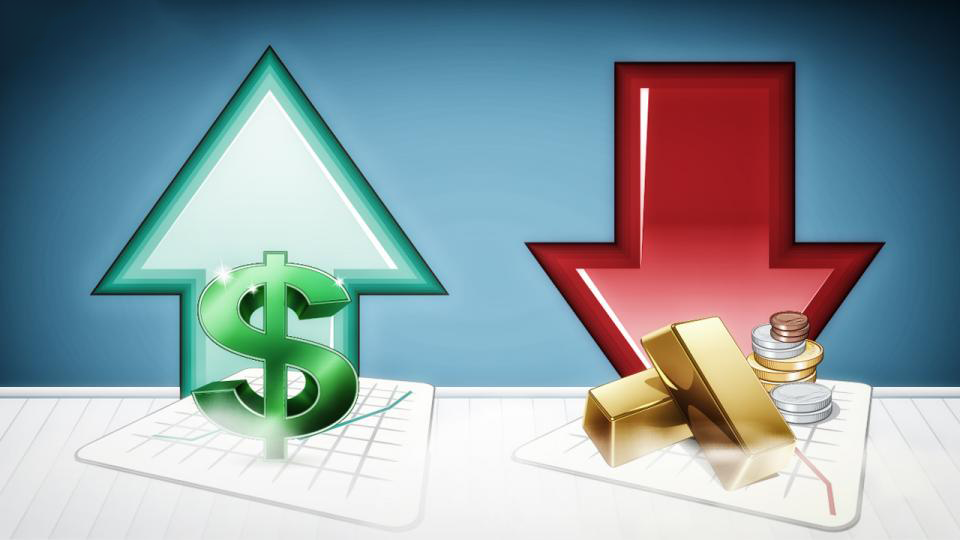 Giá vàng đang cố thủ trên vùng 1.220 USD mỗi ounce. Nguồn: internet.