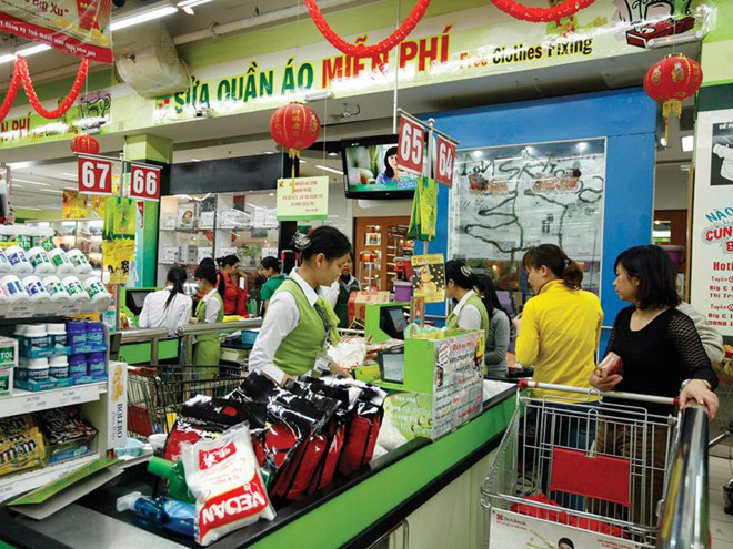Trong làn sóng nhượng quyền thương mại, hàng ngoại đang xuất hiện ngày càng nhiều trên thị trường.  Nguồn: internet.