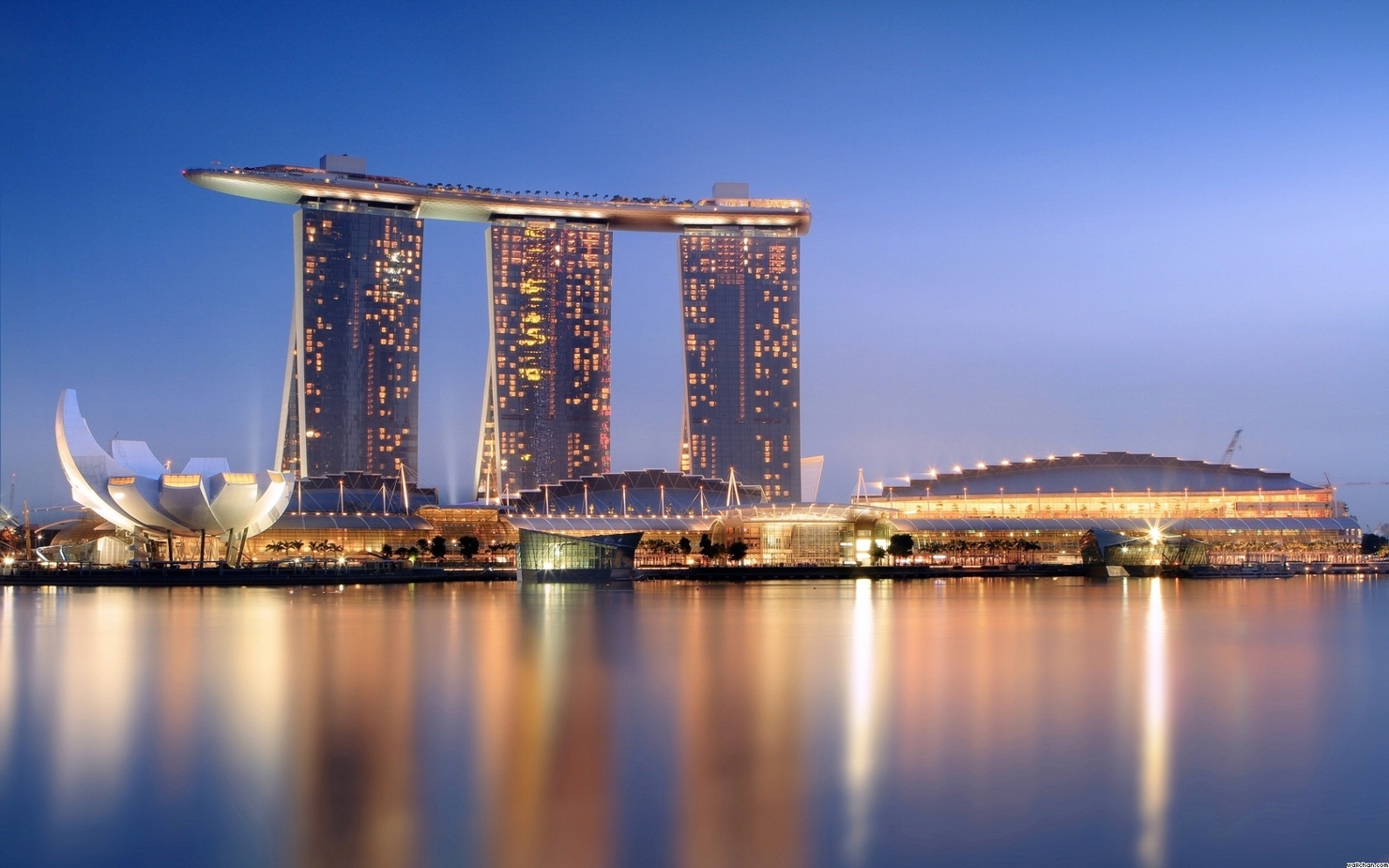 Vịnh Marina ở Singapore. Nguồn: internet.