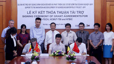 Năm 2016, BIPP đã hỗ trợ cho các dự án ươm tạo doanh nghiệp. Nguồn: internet.