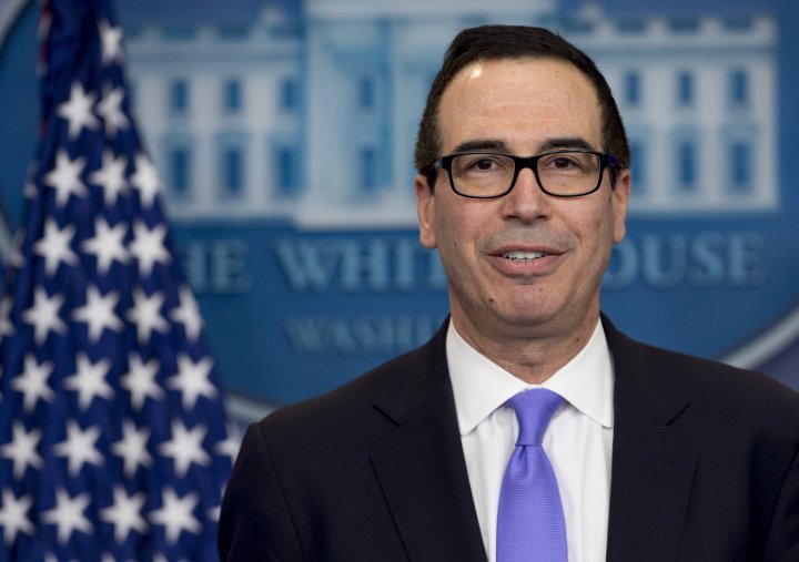 Bộ trưởng Tài chính Mỹ Steve Mnuchin dự đoán Hoa Kỳ sẽ có "cải cách thuế khổng lồ" trong năm nay. Nguồn: Internet