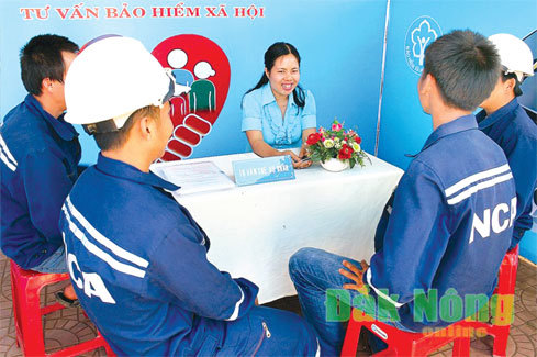 Nguyên tắc định phí BHXH là để hưởng 20 năm phải đóng 40 năm. Nguồn: Báo Đắk Nông