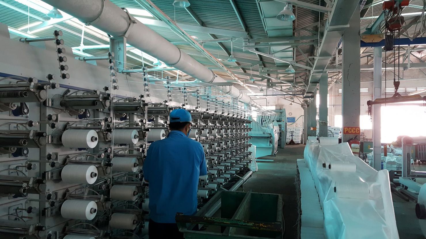 Dây chuyền sản xuất của Công ty SADICO Cần Thơ – Doanh nghiệp được DATC xử lý nợ xấu, tái cơ cấu và thoái vốn thành công.