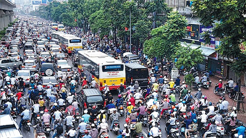 Tập trung cao độ vào công tác bảo đảm trật tự, an toàn giao thông dịp Tết Nguyên đán Mậu Tuất 2018. Nguồn: Internet