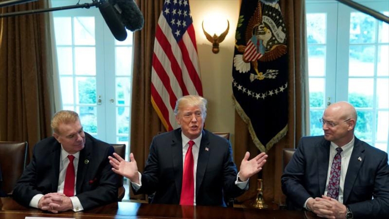 Tổng thống Mỹ Donald Trump đưa ra tuyên bố tại Nhà Trắng. (Nguồn: Internet