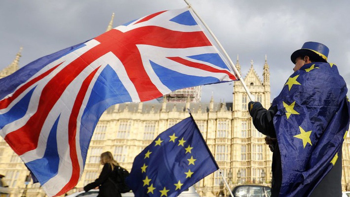 Theo Thủ tướng Anh Theresa May, việc thông qua dự luật Brexit là "thời khắc lịch sử cho đất nước và là một bước quan trọng trong việc thực hiện ý nguyện của người Anh". Ảnh: AFP