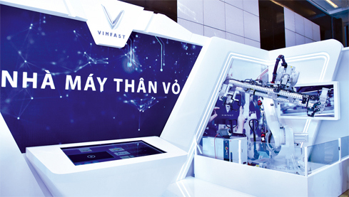 Các gian hàng trưng bày tại diễn đàn công nghiệp 4.0. Nguồn: Internet