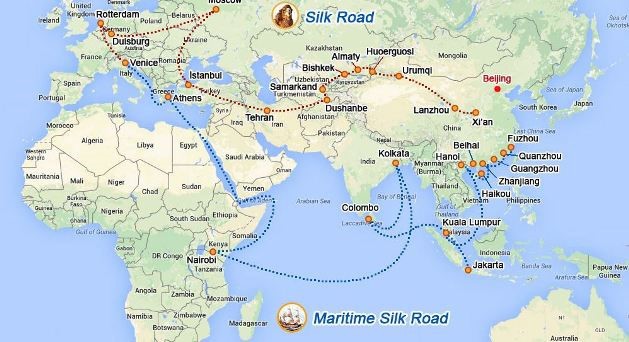 Các tuyến kết nối và phát triển chính của BRI. Nguồn: Internet