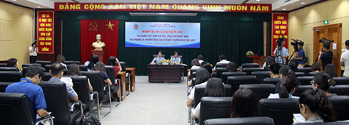 Họp báo chuyên đề về việc thực hiện Hiệp định TFA . Nguồn: Internet