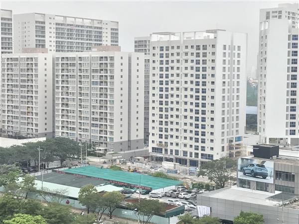 Một trong những dự án bất động sản có số nợ lớn đang được Cục Thuế TPHCM xử lý.