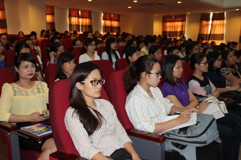 Khoảng gần 400 người, đại diện cho các DN FDI đã tham dự hội nghị. Ảnh: NM.