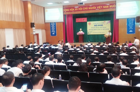 Cục Thuế TP. Hồ Chí Minh triển khai công tác thu NSNN năm 2016. Ảnh Đỗ Doãn