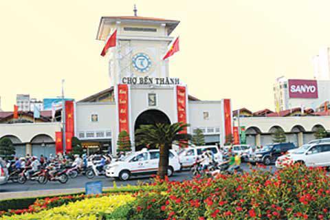 Mùa xuân trên TP. Hồ Chí Minh.