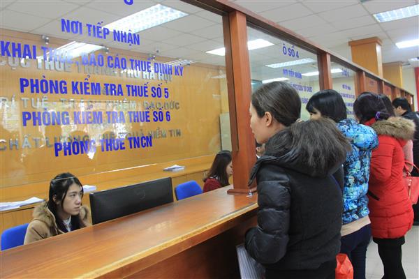 Trong tháng 3, thu ngân sách ước đạt 77.100 tỷ đồng. Ảnh TL. 