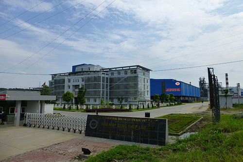 Công ty TNHH Khoáng sản và Luyện kim Việt Trung, một trong những doanh nghiệp có số nộp ngân sách đạt khá trên địa bàn. Ảnh: H. Hà