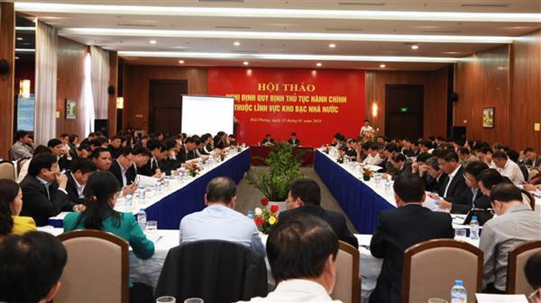 Hội thảo lấy ý kiến dự thảo Nghị định quy định TTHC thuộc lĩnh vực KBNN