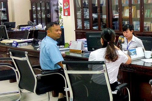 Bộ phận một cửa Cục Thuế Thái Nguyên luôn tích cực hỗ trợ DN và NNT thực hiện nghĩa vụ thuế với ngân sách. Ảnh: Tuấn Nguyễn