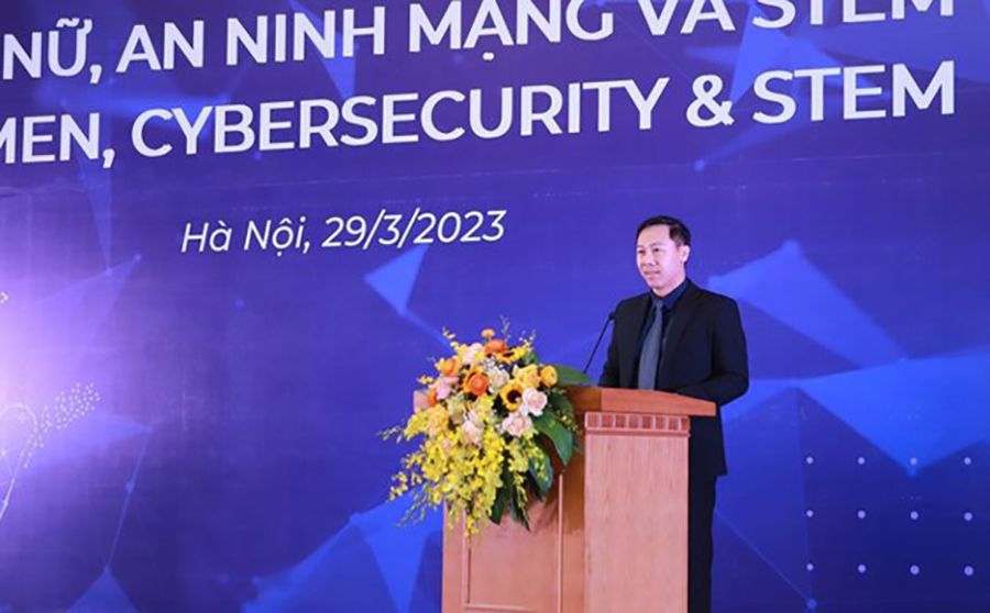 Thượng t&aacute; Nguyễn Đ&igrave;nh Đỗ Thi, Ph&oacute; trưởng Ph&ograve;ng Tham mưu, Cục An ninh mạng v&agrave; ph&ograve;ng, chống tội phạm sử dụng c&ocirc;ng nghệ cao (A05).