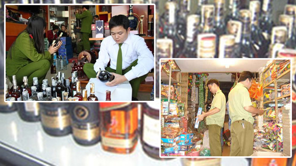 Rượu giả, thuốc lá nhập lậu lại hoành hành ngày giáp Tết