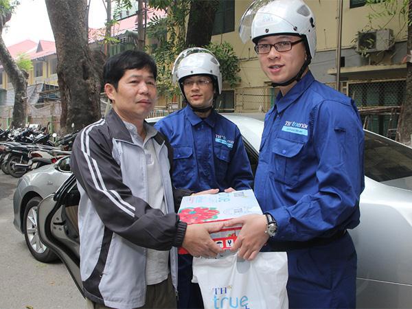 TH true MILK giao sữa đến tận tay người tiêu dùng