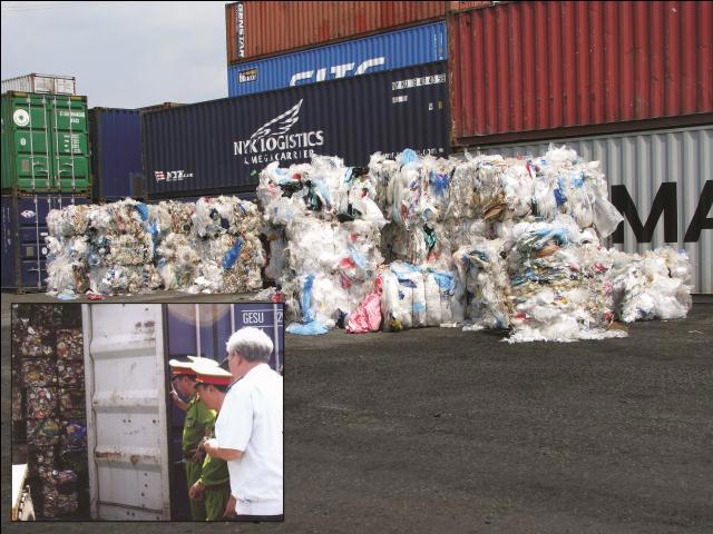Tạm giữ hơn 100 tấn “rác” nhập khẩu